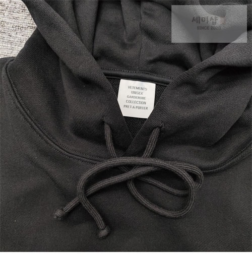 Vetements 베트멍 XXX 로고 후드티 의류 10번 이미지
