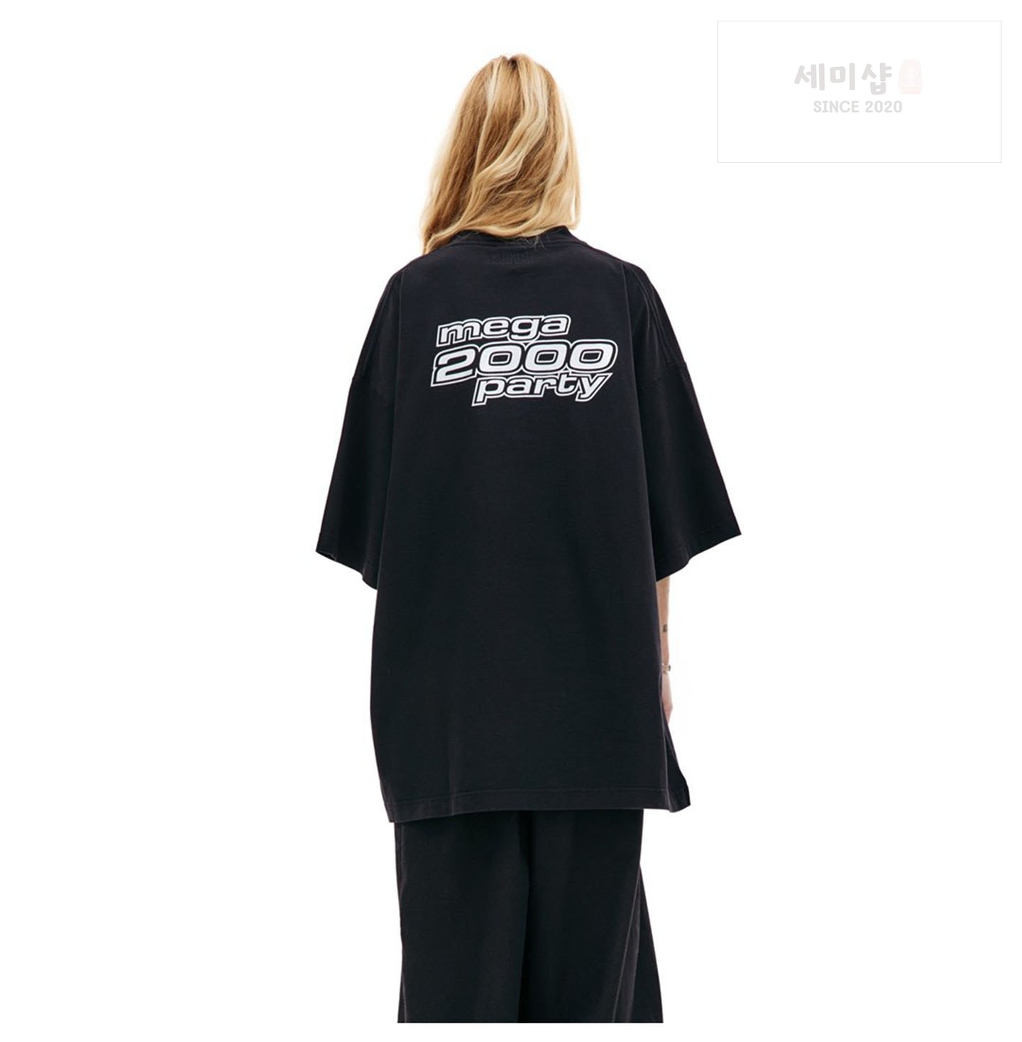 Vetements 베트멍 Y2K 반팔 티셔츠 블랙 의류 2번 이미지