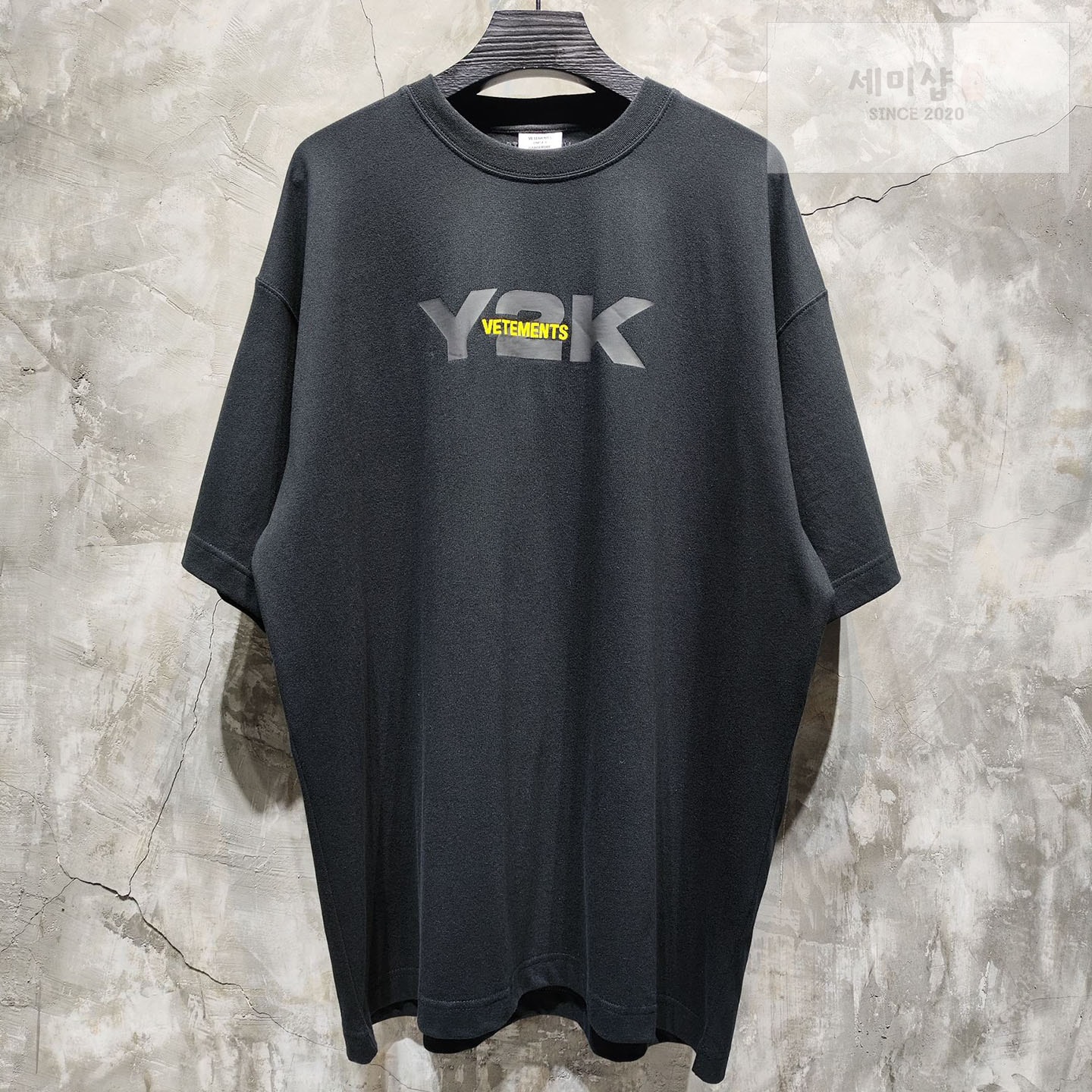 Vetements 베트멍 Y2K 반팔 티셔츠 블랙 의류 5번 이미지