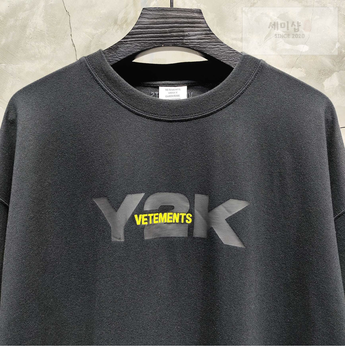 Vetements 베트멍 Y2K 반팔 티셔츠 블랙 의류 7번 이미지