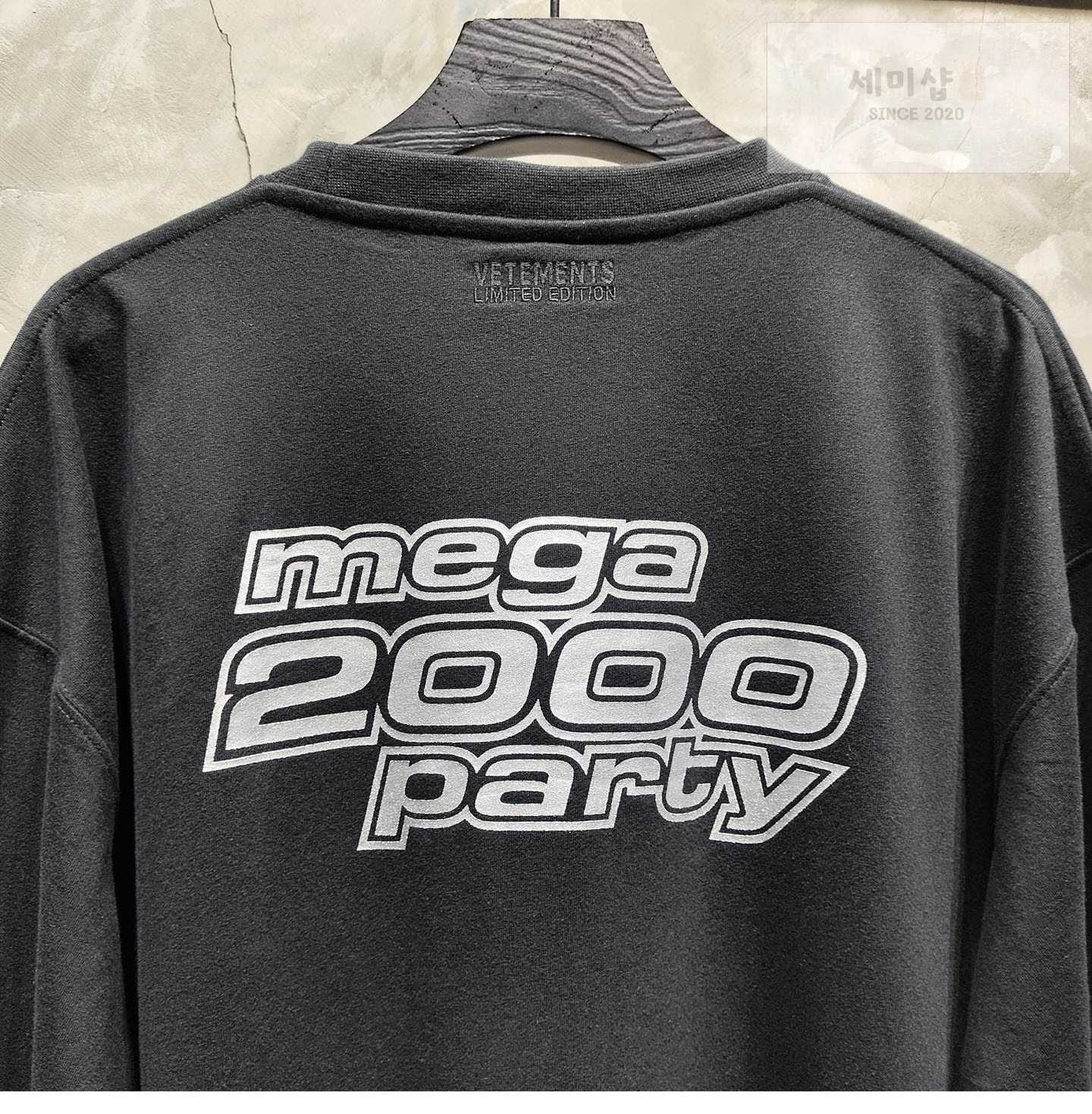 Vetements 베트멍 Y2K 반팔 티셔츠 블랙 의류 8번 이미지