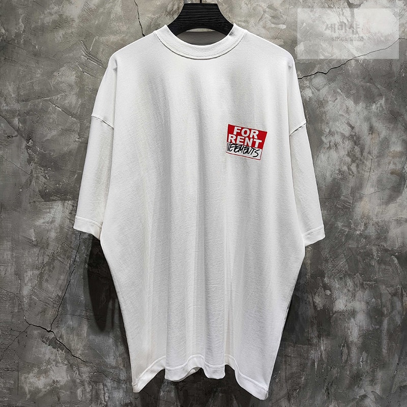 Vetements 베트멍 for Rent 오버사이즈 반팔 티셔츠 의류 1번 이미지
