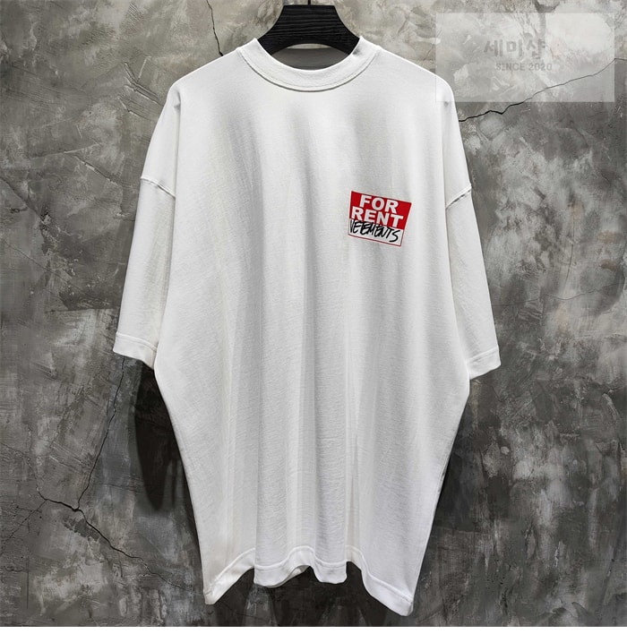 Vetements 베트멍 for Rent 오버사이즈 반팔 티셔츠 의류 2번 이미지