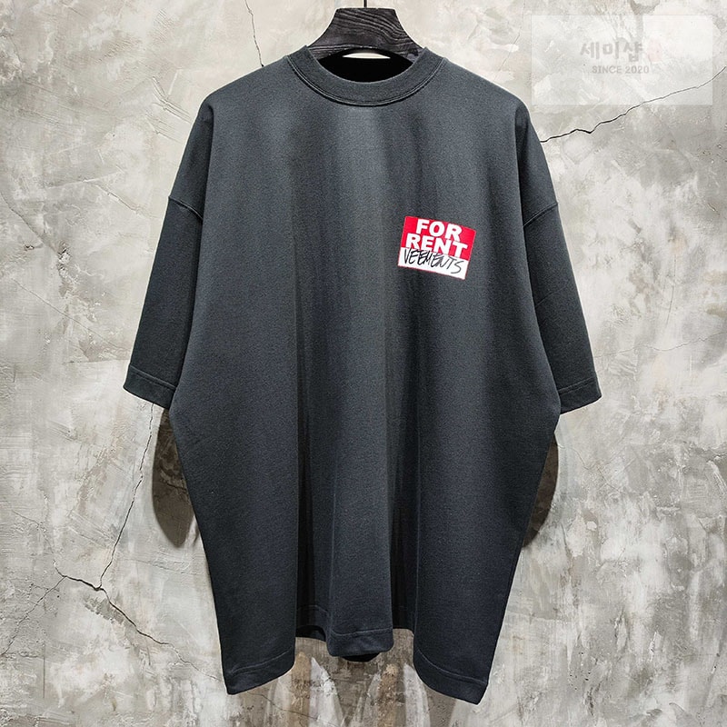 Vetements 베트멍 for Rent 오버사이즈 반팔 티셔츠 의류 1번 이미지