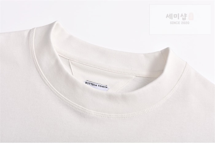 Bottega Veneta 보테가베네타 깅엄 포켓 소프트 코튼 반팔 티셔츠 의류 4번 이미지