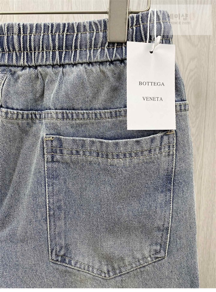 Bottega Veneta 보테가베네타 밴딩 와이드 데님 진 의류 11번 이미지