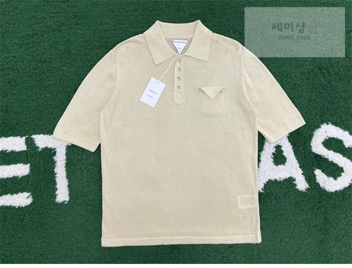 Bottega Veneta 보테가베네타 스트링슬림 라이트 린넨 폴로 셔츠 의류 6번 이미지