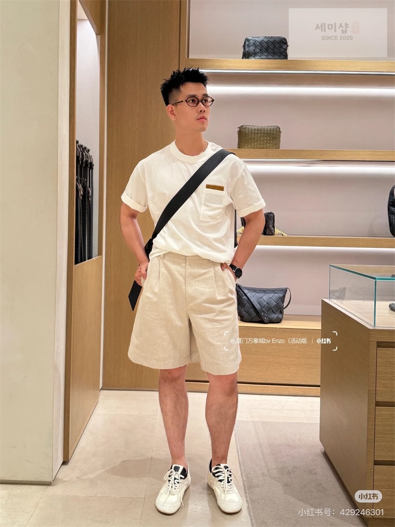 Bottega Veneta 보테가베네타 인트레치아토 피마 코튼 저지 티셔츠 의류 23번 이미지