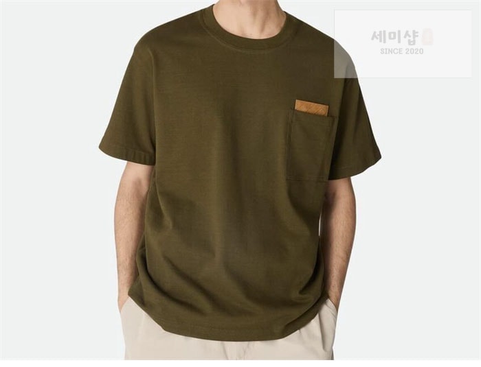Bottega Veneta 보테가베네타 인트레치아토 피마 코튼 저지 티셔츠 블랙 의류 26번 이미지