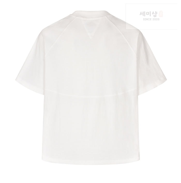 Bottega Veneta 보테가베네타 자수 디테일 코튼 반팔 티셔츠 의류 4번 이미지