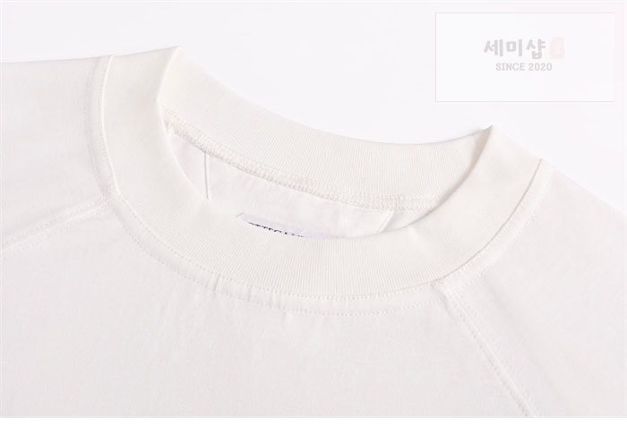 Bottega Veneta 보테가베네타 자수 디테일 코튼 반팔 티셔츠 의류 5번 이미지