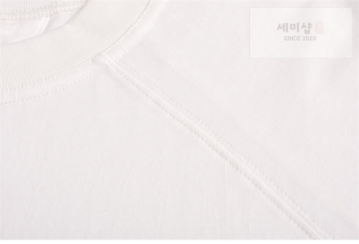Bottega Veneta 보테가베네타 자수 디테일 코튼 반팔 티셔츠 의류 6번 이미지