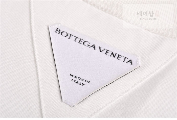 Bottega Veneta 보테가베네타 자수 디테일 코튼 반팔 티셔츠 의류 21번 이미지