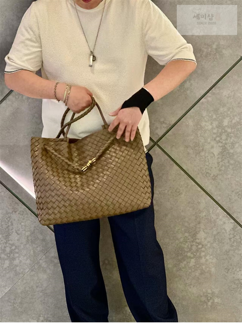 Bottega Veneta 보테가베네타 코튼 부클레 탑 의류 3번 이미지