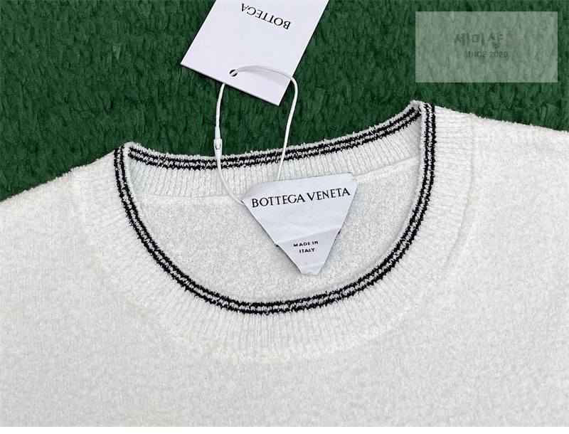 Bottega Veneta 보테가베네타 코튼 부클레 탑 의류 6번 이미지