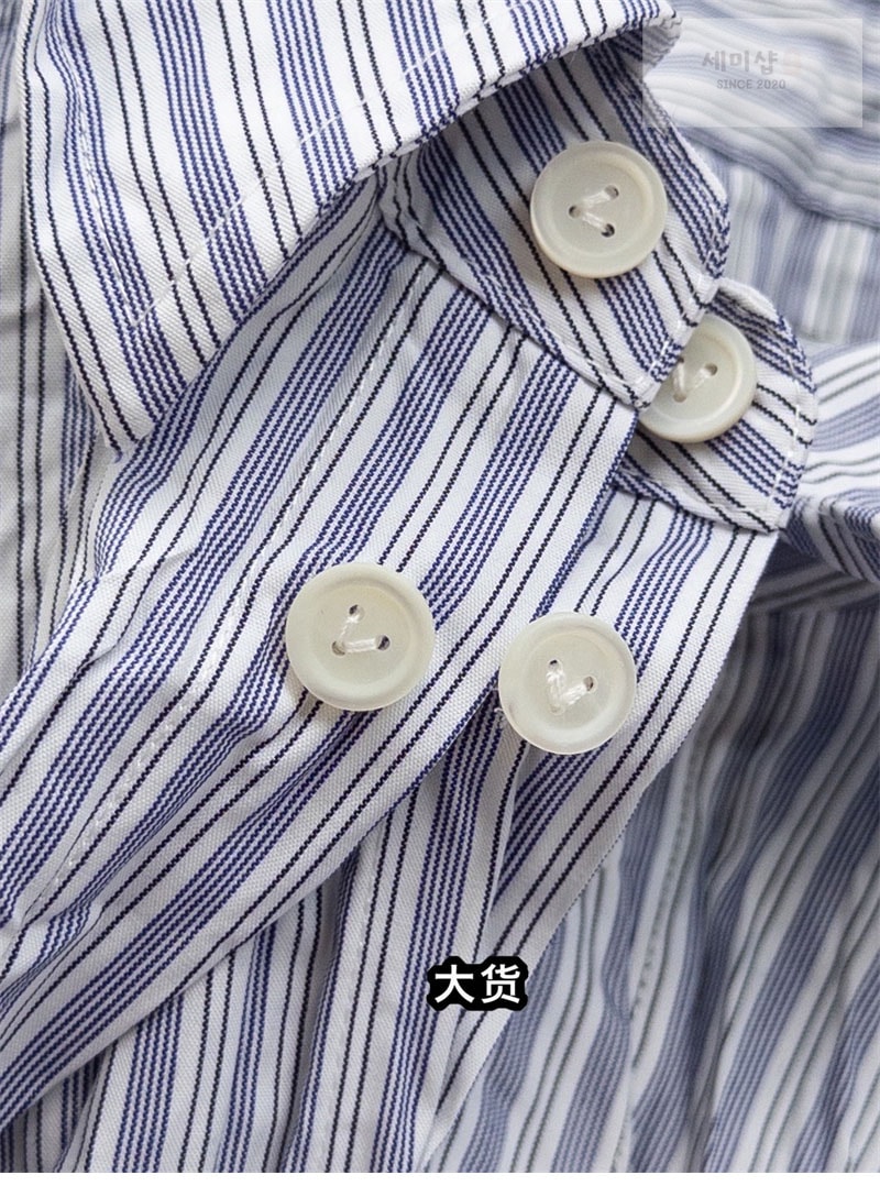 Bottega Veneta 보테가베네타 크러쉬드 테크 포플린 셔츠 블루 레플리카 3번 이미지 - 의류 | 세미샵 레플리카 사이트