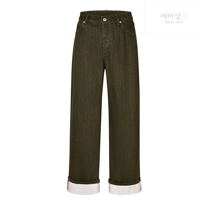 Bottega Veneta 보테가베네타 25SS 턴업 데님 팬츠 레플리카 3번 이미지 - 의류 | 세미샵 레플리카 사이트