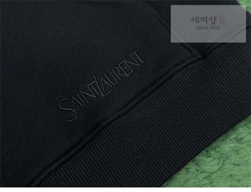 Saint Laurent 생로랑 로고 반집업 후디 의류 7번 이미지