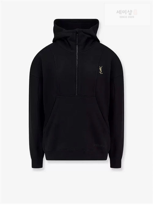 Saint Laurent 생로랑 로고 반집업 후디 의류 15번 이미지
