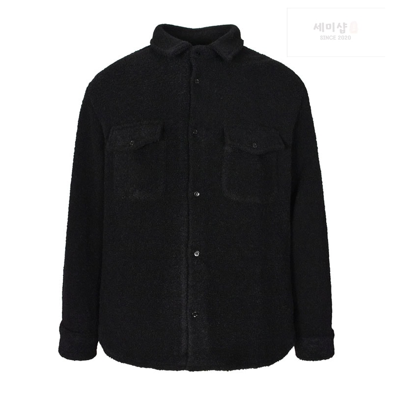 Saint Laurent 생로랑 울 블렌드 오버 셔츠 의류 1번 이미지