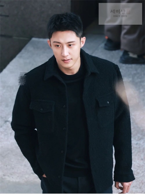 Saint Laurent 생로랑 울 블렌드 오버 셔츠 의류 3번 이미지