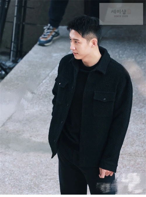 Saint Laurent 생로랑 울 블렌드 오버 셔츠 의류 4번 이미지