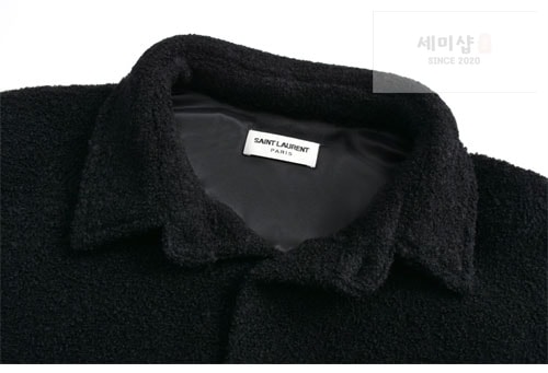 Saint Laurent 생로랑 울 블렌드 오버 셔츠 의류 6번 이미지