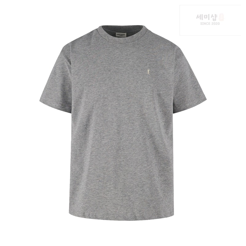 Saint Laurent 생로랑 카산드라 피케 반팔 티셔츠 블랙 의류 3번 이미지