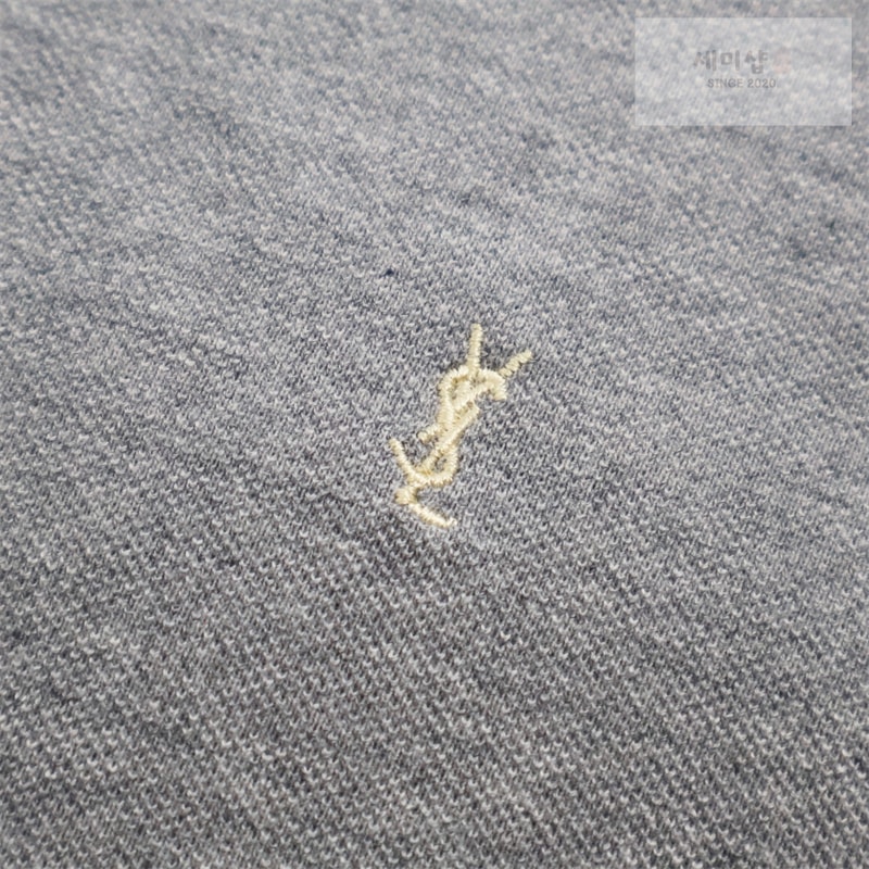 Saint Laurent 생로랑 카산드라 피케 반팔 티셔츠 블랙 의류 6번 이미지