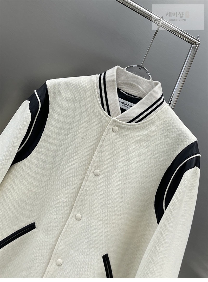 Saint Laurent 생로랑 테디 봄버 자켓 블랙 의류 7번 이미지