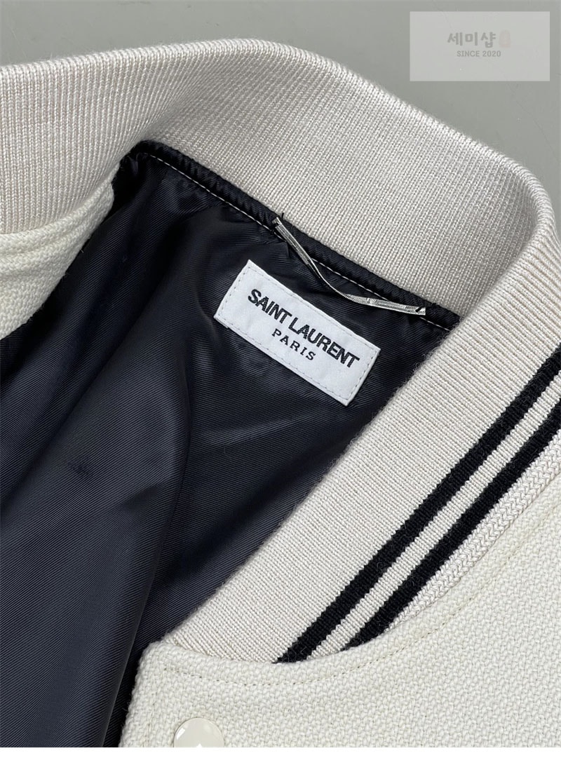 Saint Laurent 생로랑 테디 봄버 자켓 블랙 의류 9번 이미지
