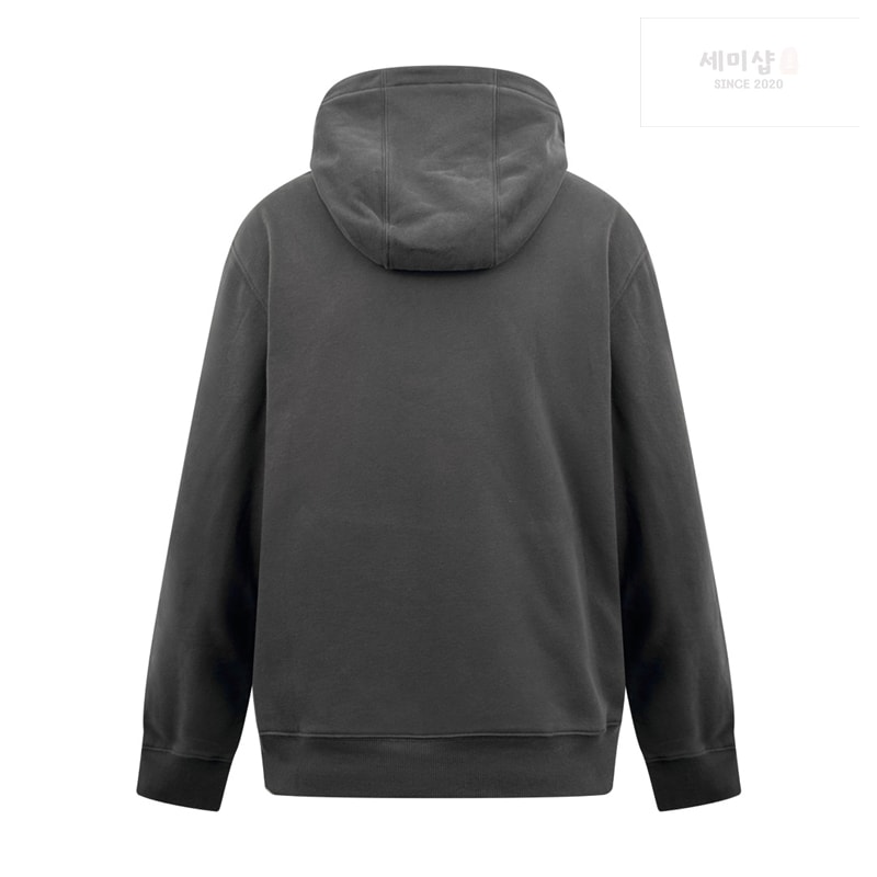 Saint Laurent 생로랑 토널 로고 자수 플리스 후드 의류 3번 이미지