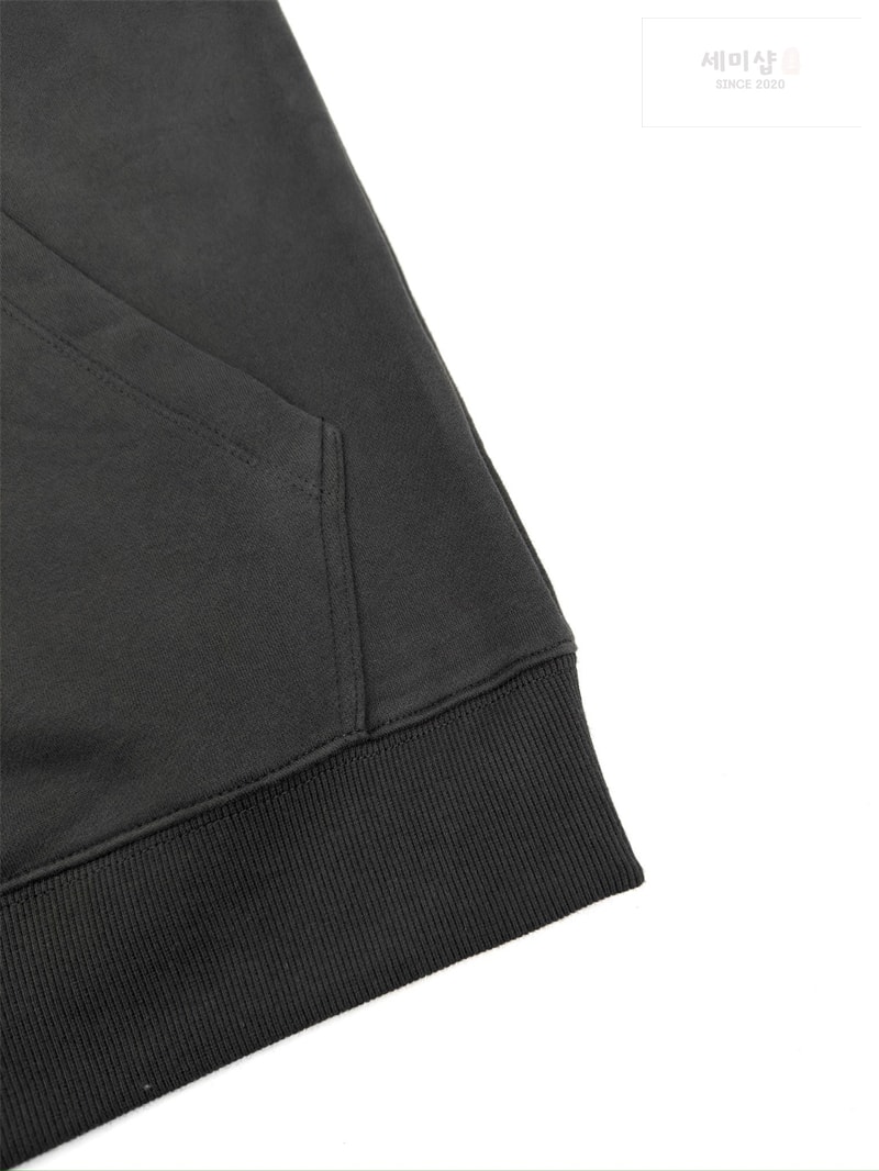 Saint Laurent 생로랑 토널 로고 자수 플리스 후드 의류 8번 이미지
