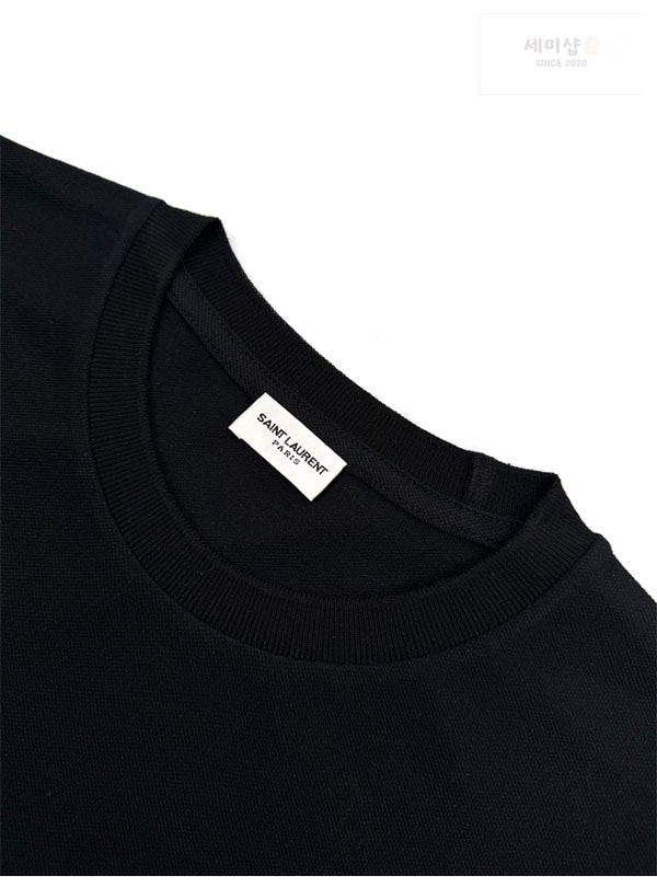 Saint Laurent 생로랑 CASSANDRE 피케 반팔 티셔츠 의류 8번 이미지
