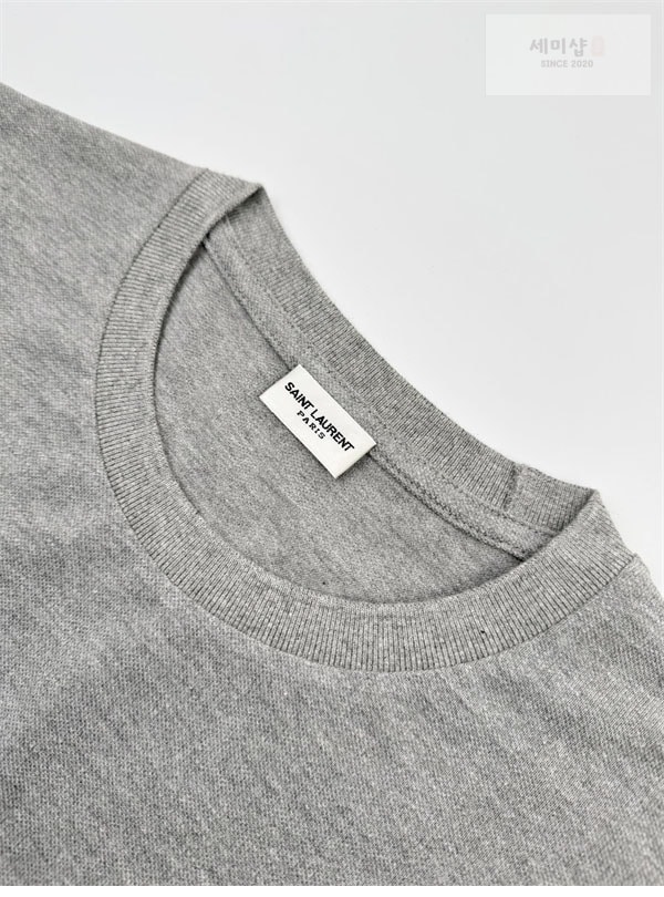 Saint Laurent 생로랑 CASSANDRE 피케 반팔 티셔츠 의류 16번 이미지