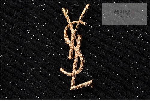 Saint Laurent 생로랑 YSL 로고 V넥 니트 가디건 의류 7번 이미지