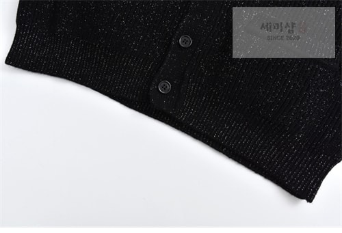 Saint Laurent 생로랑 YSL 로고 V넥 니트 가디건 의류 11번 이미지
