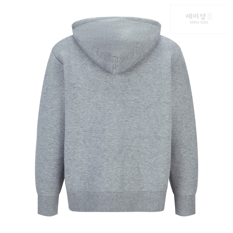 셀린느 셀린느 로고 아플리케 리브드 울 캐시미어 후디 의류 10번 이미지