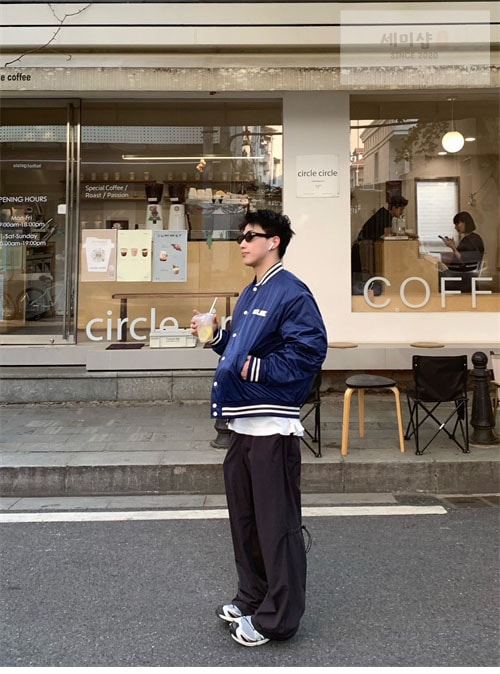 C E L I N E 셀린느 로고 패치 봄버 테디 블루종 자켓 의류 2번 이미지