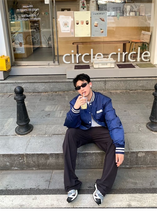 C E L I N E 셀린느 로고 패치 봄버 테디 블루종 자켓 의류 3번 이미지