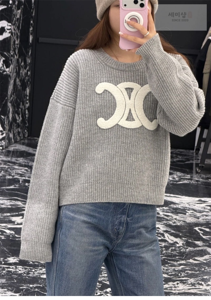 셀린느 셀린느 르브드 울 크루넥 스웨터 (터보) 레플리카 1번 이미지 - 의류 | 세미샵 레플리카 사이트