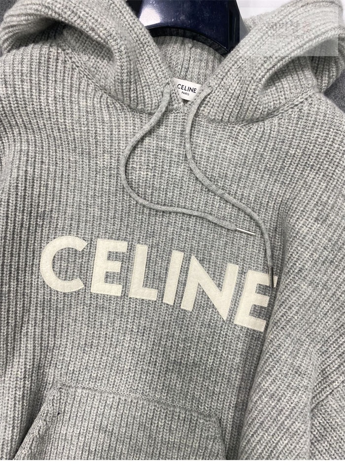 C E L I N E 셀린느 립드 울 오버사이즈 스웨터 후드 의류 16번 이미지