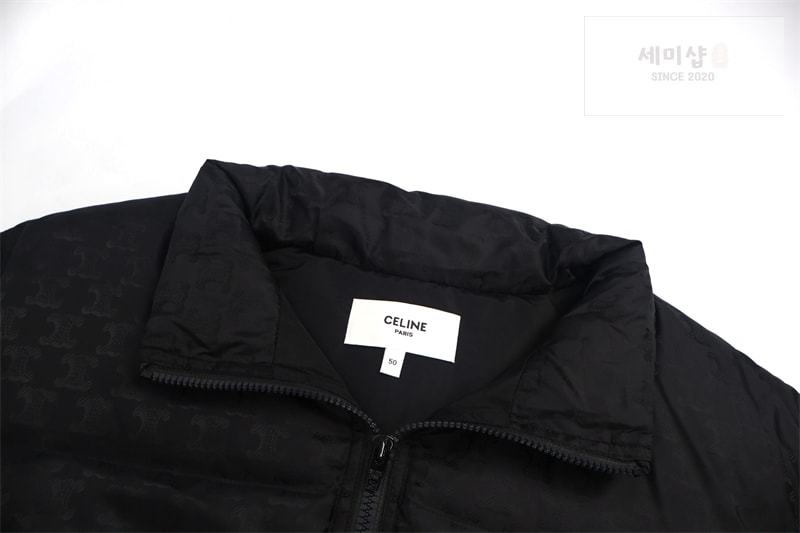 C E L I N E 셀린느 트리옹프 모노그램 나일론 자카드 다운 패딩 자켓 의류 9번 이미지