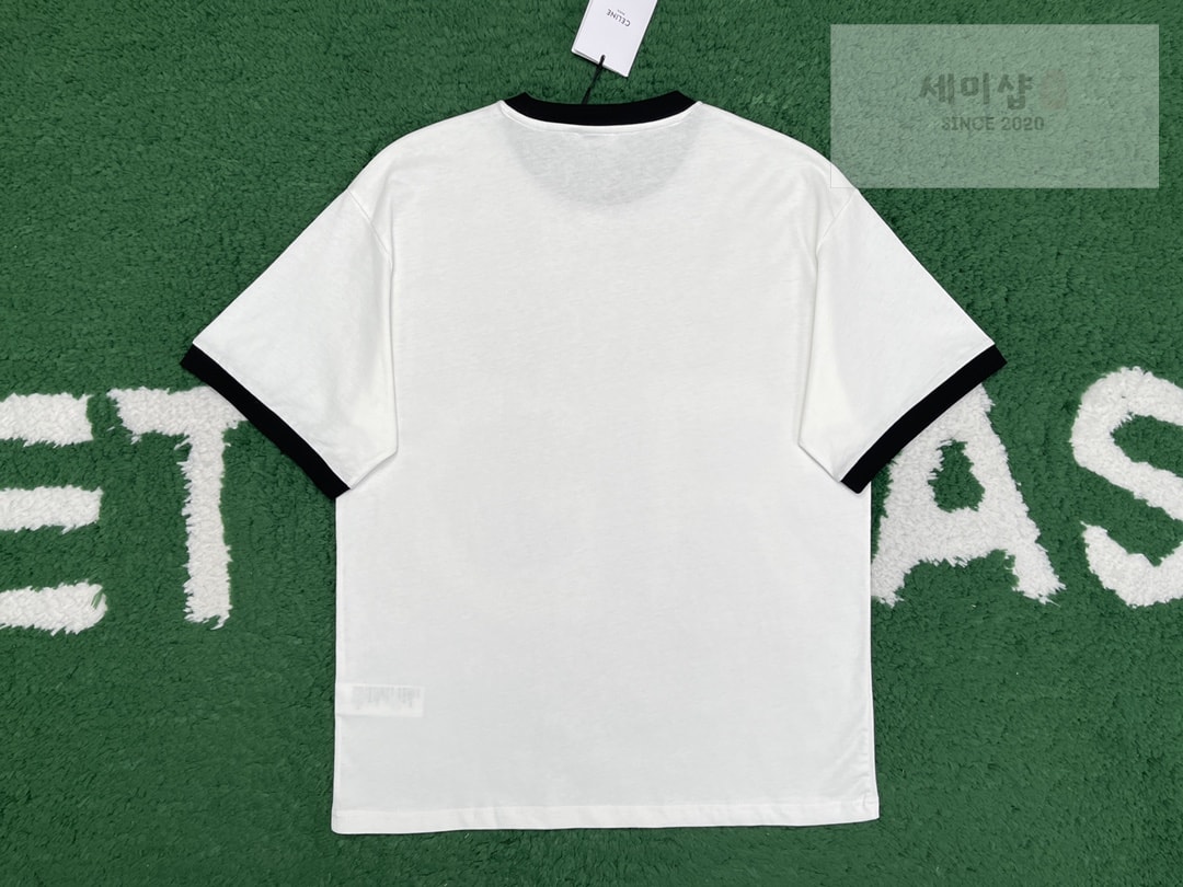 C E L I N E 셀린느 23FW 로고 프린팅 반팔 티셔츠 “2COLOR” BLACK 의류 13번 이미지