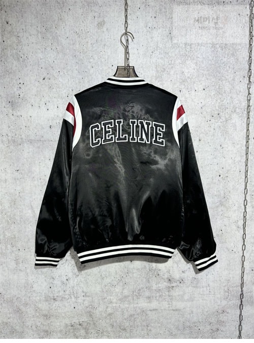 C E L I N E 셀린느 24FW 사틴 바시티 자켓 의류 3번 이미지