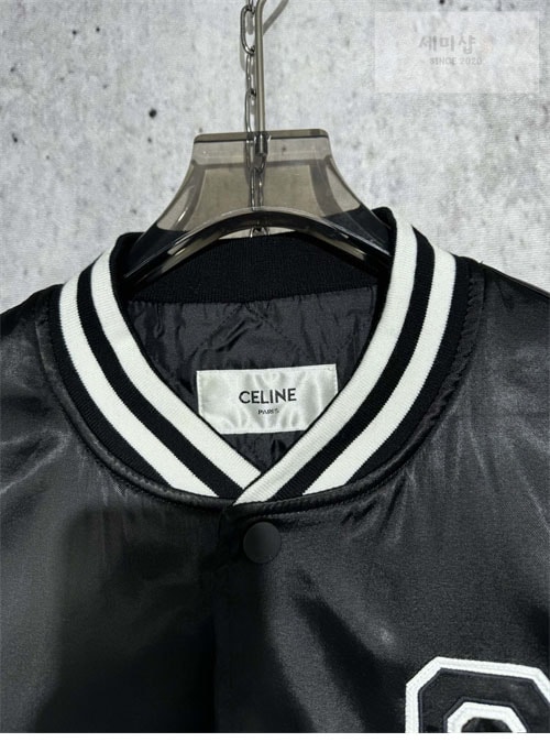 C E L I N E 셀린느 24FW 사틴 바시티 자켓 의류 4번 이미지