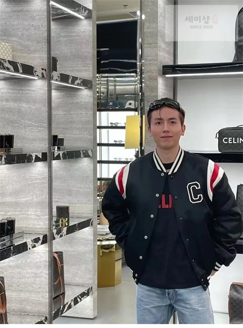 C E L I N E 셀린느 24FW 사틴 바시티 자켓 의류 18번 이미지