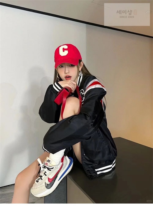 C E L I N E 셀린느 24FW 사틴 바시티 자켓 의류 19번 이미지