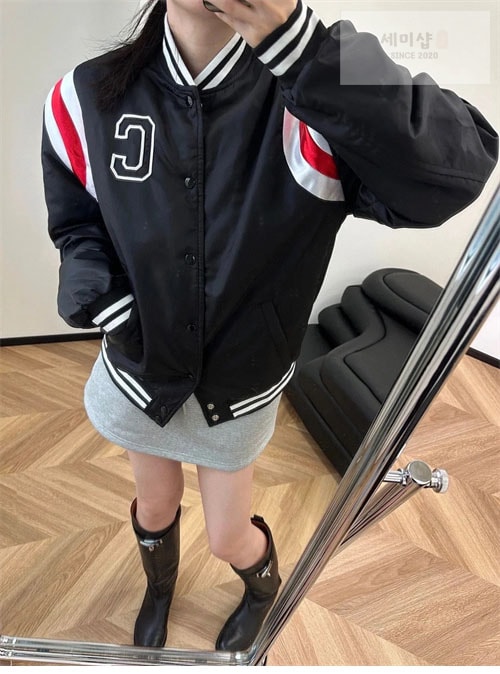 C E L I N E 셀린느 24FW 사틴 바시티 자켓 의류 23번 이미지