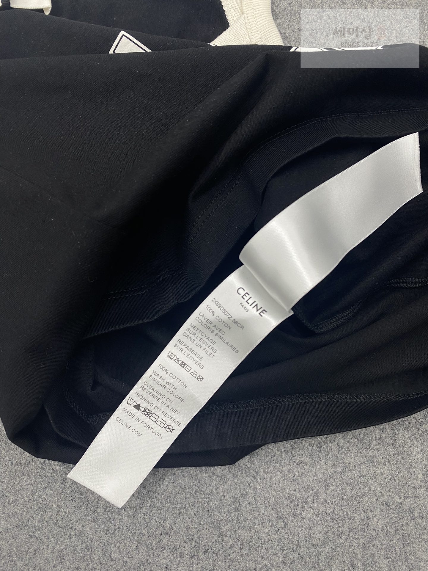 C E L I N E 셀린느 24SS PARIS 크롭 탱크 탑 의류 12번 이미지